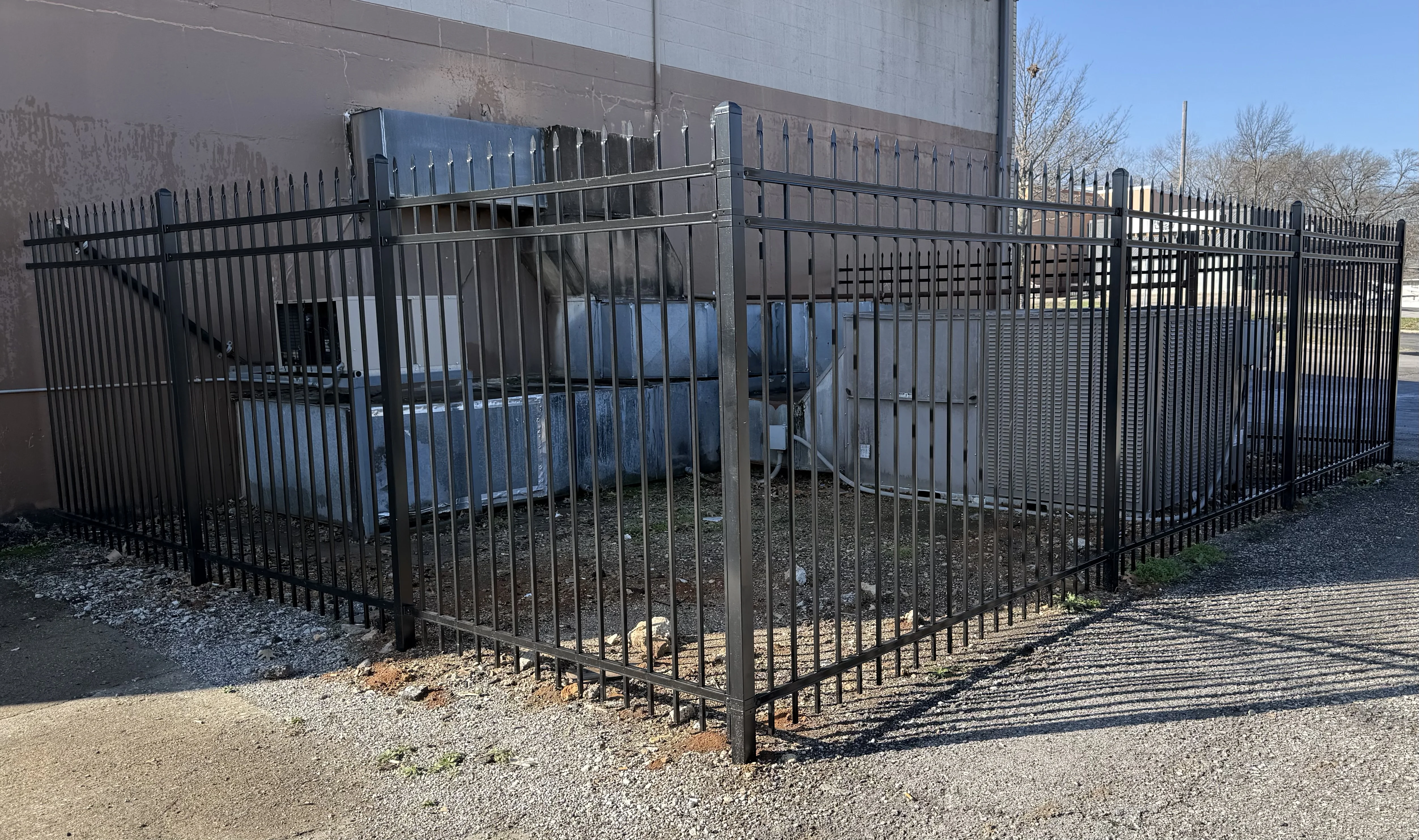 Metal fence project