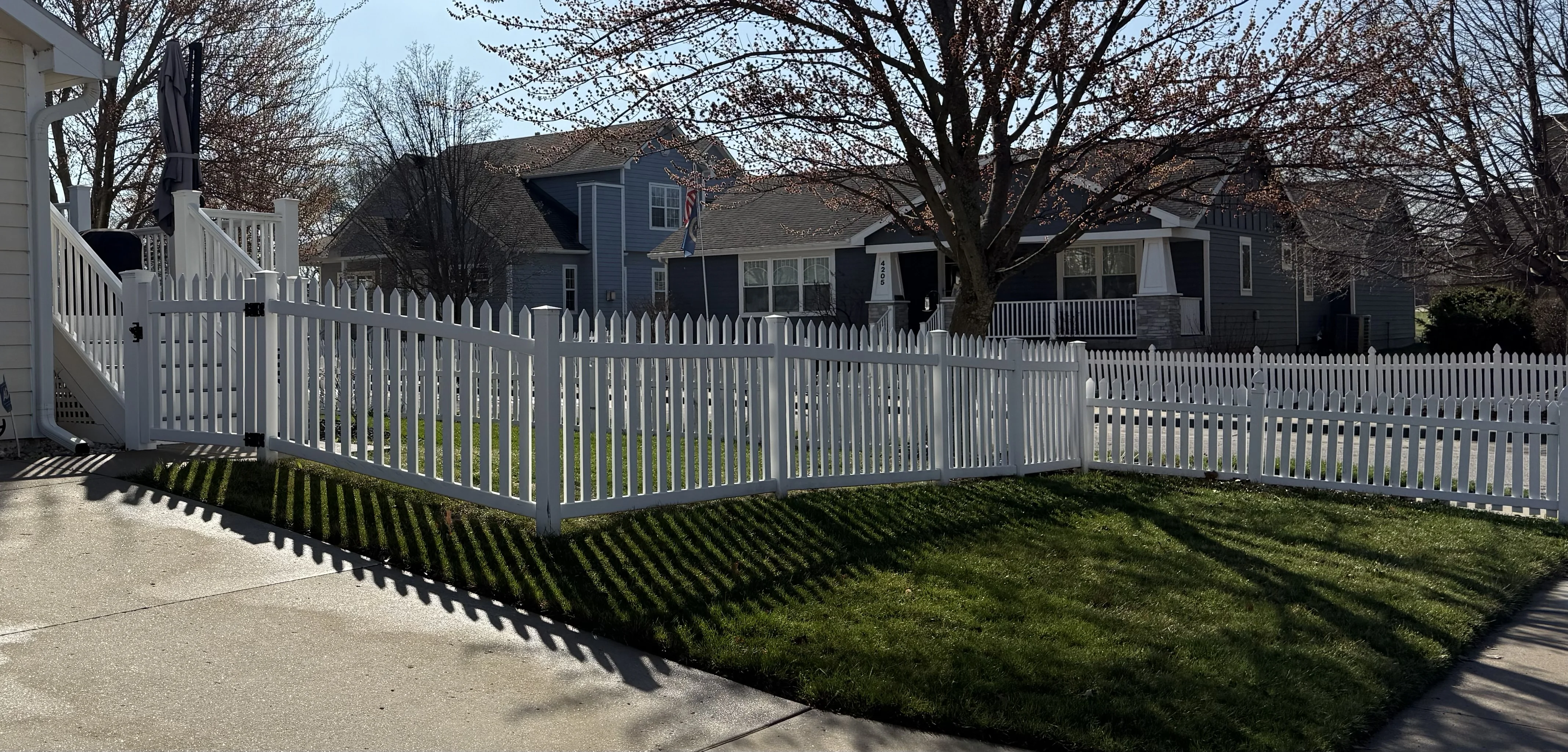 Vinyl fence project